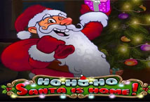 Ho Ho Ho Santa is Home logó